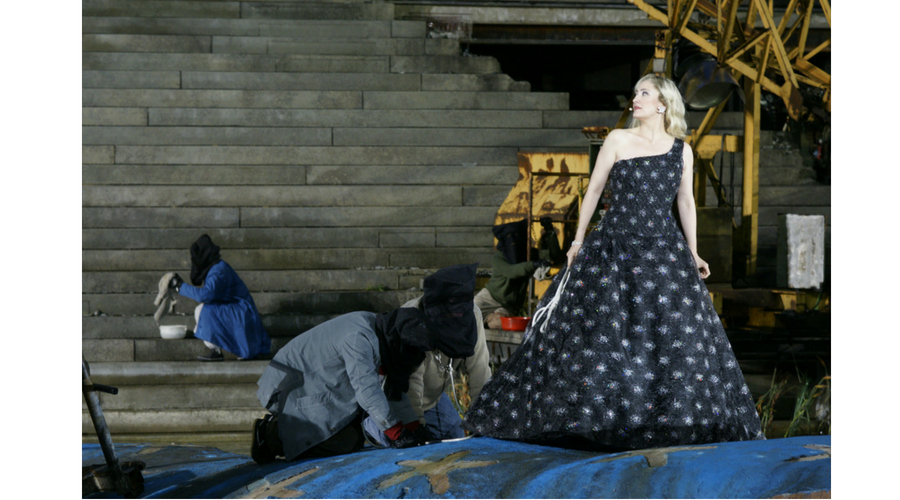 Interpretando a Amneris en Aida en el Festival de Bregenz (Austria). Foto: ©Bregenz Festival