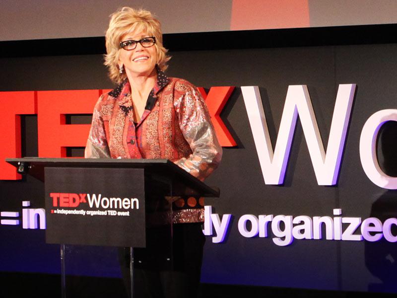 Jane Fonda en TEDxWomen, 2011